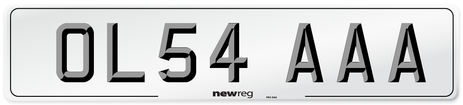 OL54 AAA Number Plate from New Reg